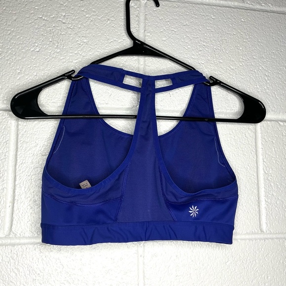 Athleta Other - < Athleta Blue Racerback Sports Bra Size Small >